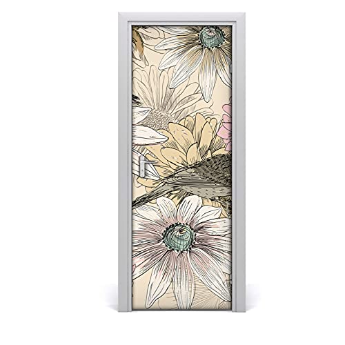 Décoration étiquette imperméable motif oiseaux 85x200