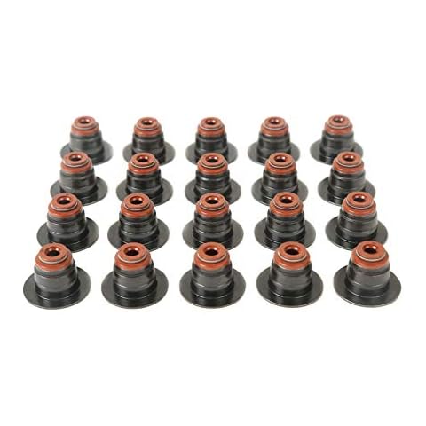 MPLUS SS71043-2 Valve Stem Seal Set Compatible with 2004 2005 2006 for GMC Canyon/for Chevrolet Colorado 3.5L and more Cover