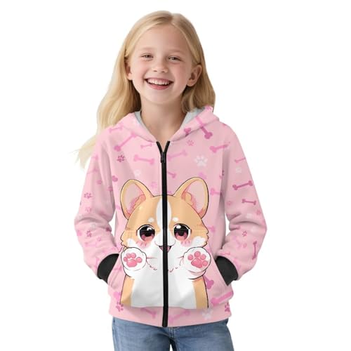 Kids Boys Zip Up Hoodie Casual Hooded Pullover Long Sleeve Coat with Pockets Fall Winter Thick Jacket for Teens3