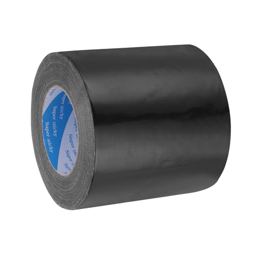 Image of uxcell Heavy Duty Duct Tape, 4 Inch x 55 Yard Waterproof Flexible Hand Tear Strong Adhesive Duct Tapes for Crafts DIY, Fixing, Repairs, Black