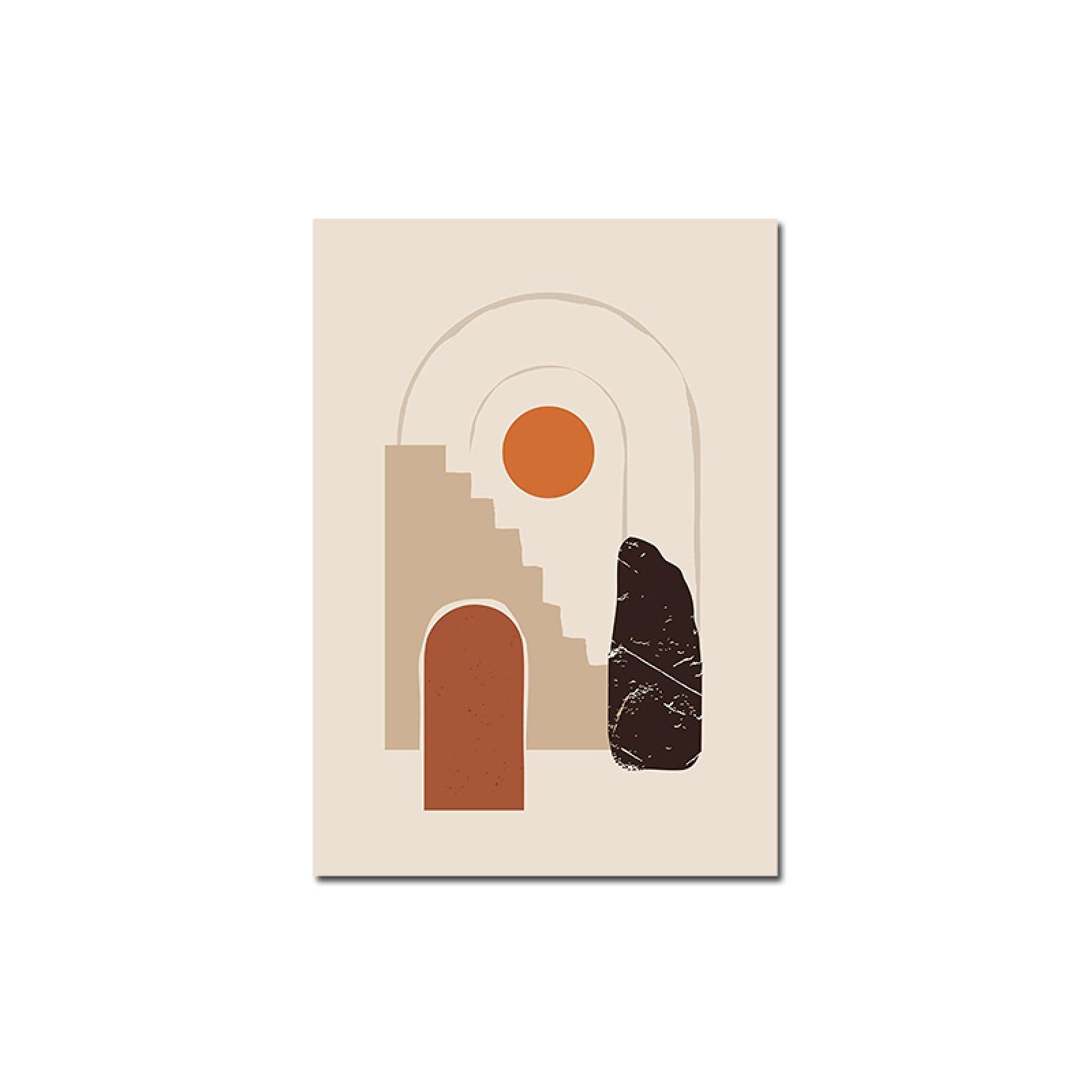 Astratta di Arte Della Parete Moderni Colorato Poster Stampa Quadro A Parete Complementi Arredo Casa Nordic della Tela di Canapa Quadri Soggiorno Interni Cuadros Decorazioni 50x70cmx3 Senza Cornice