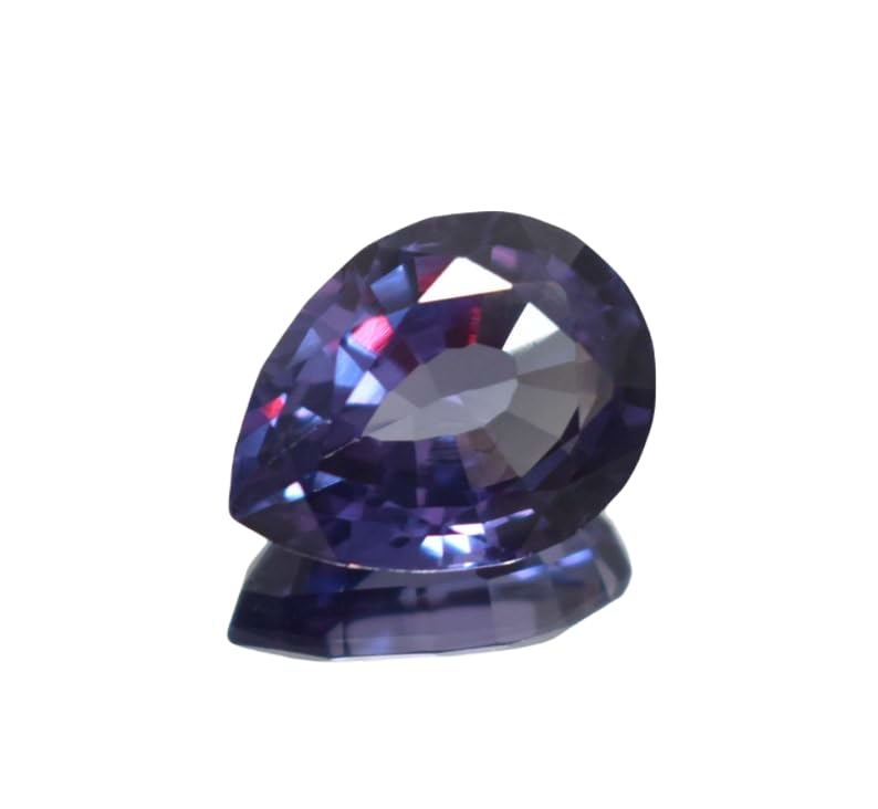 Alexandrite naturelle poire 18x13mm pour remplacer une pierre de bague perdue