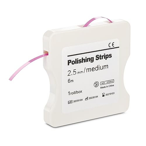 Image of Practicon Dental Polishing Strips, Narrow 2.5mm, Medium Grit