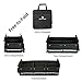 ROCK CLOUD Car Trunk Organizer with Cooler Bag Vehicle Organizers Storage Multi Compartments Collapsible for Auto SUV Truck Minivan Sedan