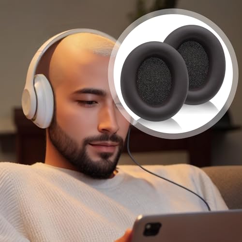 Coussinets Beats Studio Pro cuir protéiné mousse mémoire Adhiper marron - 7