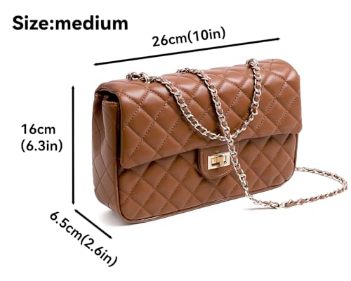 Image of FEVERSOLE Crossbody Bag Vegan Leather Women Retro Small Saddle Satchel Shoulder Bag Tote With Long Adjustable Strap