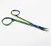 Multi Titanium Color Supercut Iris Micro Scissors 4.5