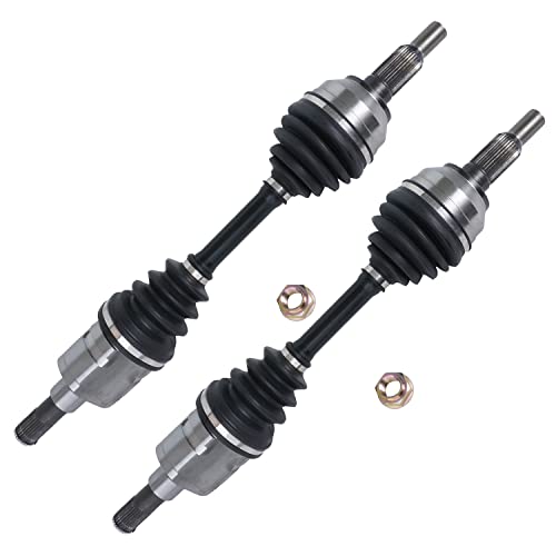 Image of Detroit Axle - Front CV Axle for 2006-2010 Hummer H3 2009-2010 H3T Driver Passenger Side LH RH CV Axle Drive Shaft Assembly Replacement