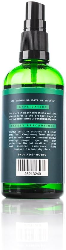 Armour Detail Supply - Phobic Spray Coating - User-Friendly Spray Ceramic Coating - Up to 2 Years of Durability; High Chemical & Damage Resistance - 90 ml