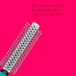 Conair Metal Round Hairbrush - Hair brush for blow out with Metal barrel and Nylon bristles - Adds body and fullness - Perfect for short hair and home hair stylists - Image 3