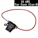 Produktbild Cocar Kfz Sicherungshalter Kabel Flachsicherung ATO Standard Halter für Auto LKW Wasserdicht 1,31 mm² 16AWG - Kurzschluss Überlastschutz