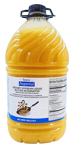 Sysco Butter-It Creamy Soybean Liquid Butter Alternative Oil | Kosher | 1 Gallon