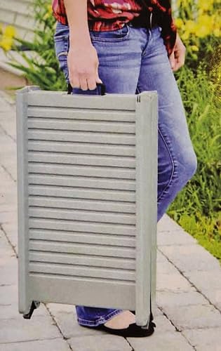 Hunderampe klappbar, Einstiegshilfe für Kofferraum Haustiertreppe - bis 25 kg