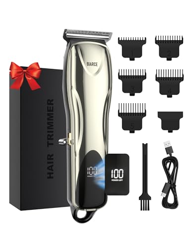 BIARCE Cordless Hair Trimmer for Men,Professional Hair Clippers Barber Haircutting