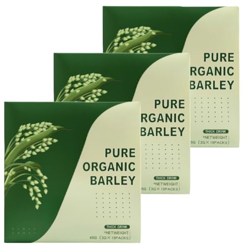 Harina de cebada verde natural, cebada orgánica 100% pura, polvo de jugo de hierba de cebada orgánica, buena para personas con malos hábitos de vida, buena para la salud y la forma del cuerpo