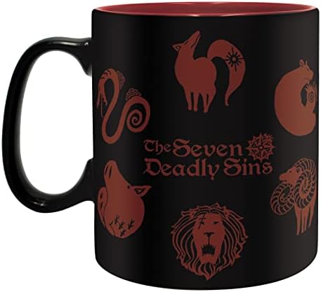 ABYSTYLE The Seven Deadly Sins Emblems Ceramic Coffee Tea Mug 16 ...