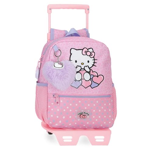 DISNEY Hearts & Dots Fille Bagage- Sac de messager, Rose