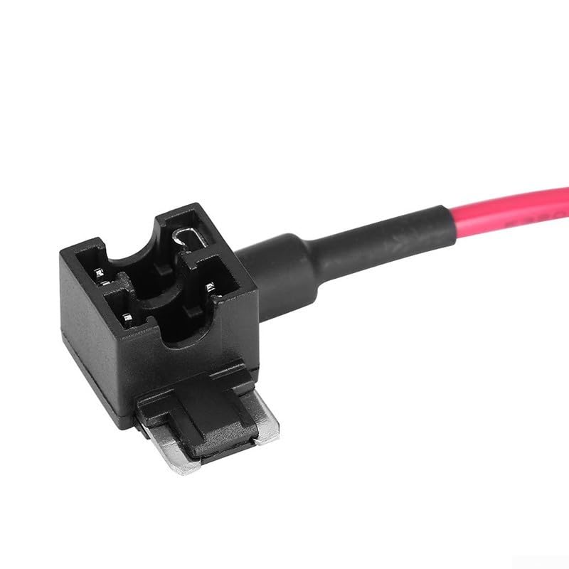 5pcs Mini Blade Fuse Tap Adapter, 15A 32V Add-A-Circuit Fuse Holder for Car, Truck, SUV, RV, Boat (Includes 15A Fuses)