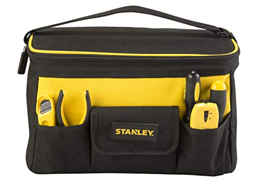 Stanley STST1-73615 Tool Bag with Belt, Black/Yellow