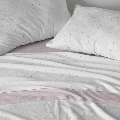Image of Burrito Blanco | Bedding Set Coral Winter Polyester Bed 90 Nude