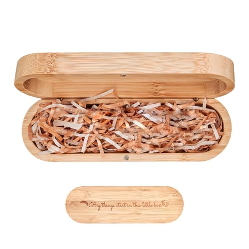 Generico Pregnancy Test Announcement Box, Pregnancy Announcement Storage Box, Souvenir Collection Case, Pregnancy Test Keepsake Box, Pregnancy Announcement Box with Raffia for Family, for Women