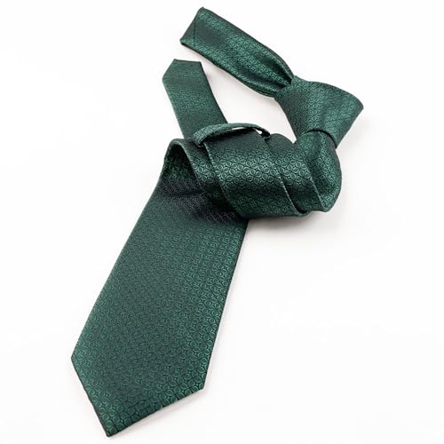 Image of Alizeal Mens Vintage Solid Plaid Tie with Pocket Square 3.15inches Necktie Set