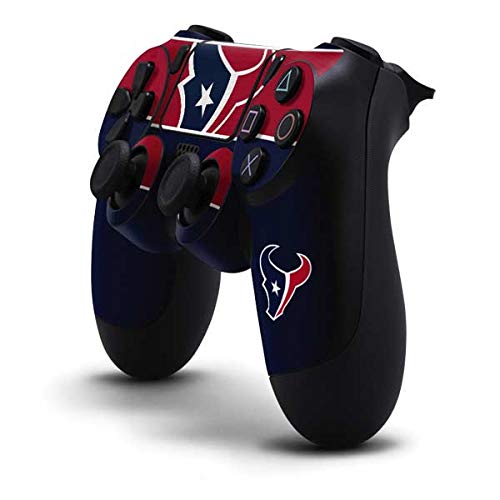 Skinit Decal Gaming Skin Compatible with PS4 Controller - Officially Licensed NFL Houston Texans Zone Block Design