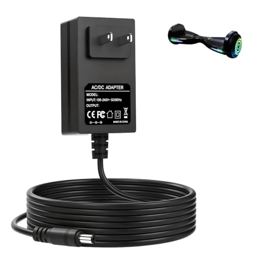 for Razor Hoverboard Charger Compatible with Razor Hovertrax 1.5 15156208 1515608 15156252 Hover trax Prizma 15156239 15156297 15174101 15156257 Charger Power Adapter Cord