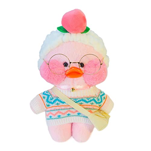 Juguete De Peluche De Pato, Muñecos De Pato Rosa para Niños, Muñecos De Peluche Kawaii, Juguetes De Peluche De Pato Lindo, Regalos De Año Nuevo De Cumpleaños para Niñas Y Niños, 11 Pulgadas Cover