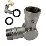 Gartenschlauch-Drehadapter, 180 und 360 Grad Drehverbinder aus Metall, verstellbare Rohrverschraubungen für Pool-Wartung, Auffahrt, Waschen, Gartenbewässerung, Hofreinigung, Bewässerung von Pflanzen