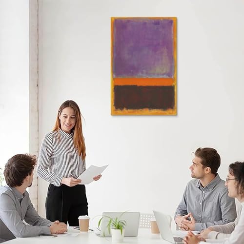 Poster sur toile Mark Rothko art abstrait chambre moderne