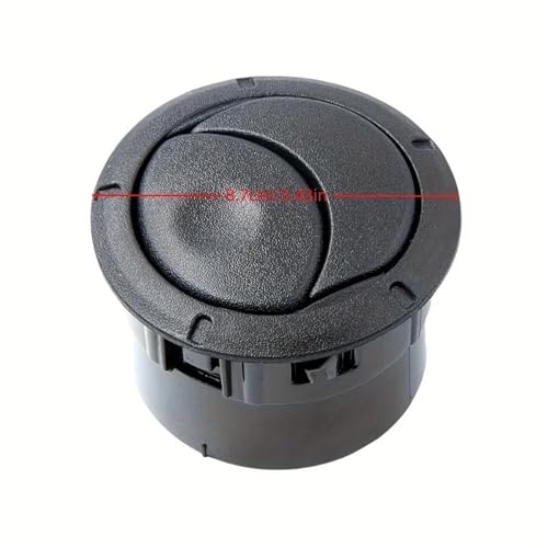 Grille ventilation ABS durable pour climatisation Master et Duster argenté