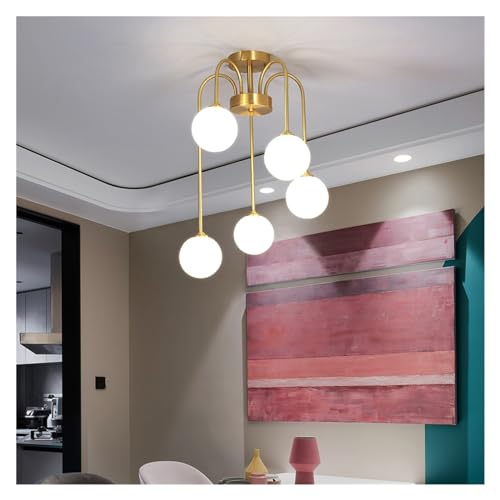 Lámpara colgante de interior con tecnología de techo LED y 5 cabezas 6