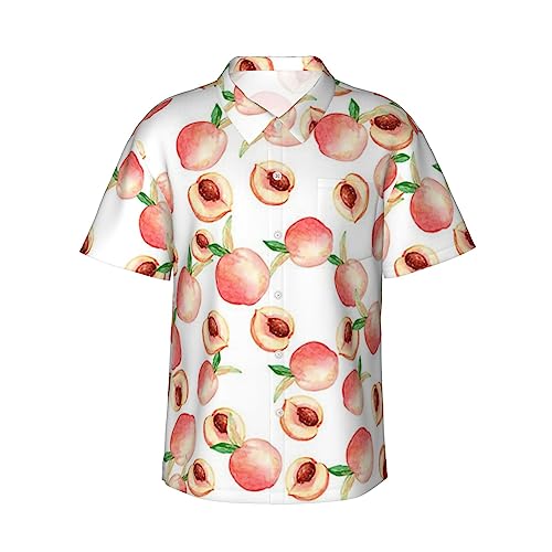 Chemise hawaïenne décontractée manches courtes boutonnée été noire