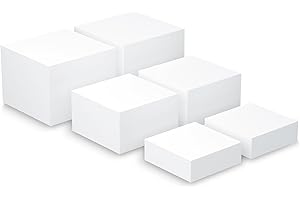 Elegant 6-Piece Acrylic Display Risers: Elevate Your Displays with Style