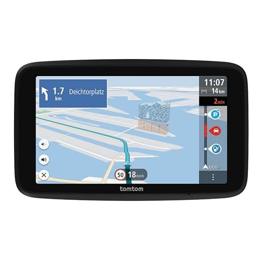 TomTom Pkw-Navi GO Advanced (6 Zoll, Stauvermeidung Dank TomTom Traffic, Weltkarten-Updates inklusive, Updates über Wi-Fi, dynamischer Fahrspurassistent, integrierte, umkehrbare Halterung)