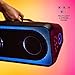 Altec Lansing Shockwave 200 Wireless Party Speaker 180W Bluetooth Speaker with a Long Lasting 12 Hour Battery, Multi LED Party Modes, Multiple bass Boost Modes, Party Sync, AM/FM Radio