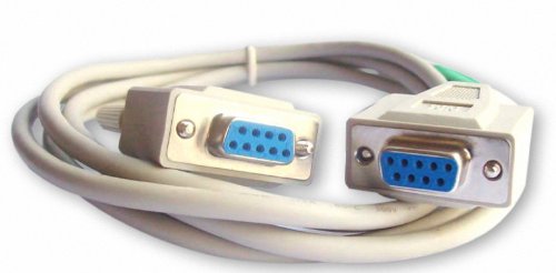 Your Cable Store 6 Foot DB9 9 Pin Serial Port Null Modem Cable Female/Female