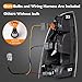 Tektend Tail Light Assembly Compatible with 2005-2015 Tacoma Tail Lights Rear Brake Lamps Replacement Taillights w/Bulbs and Wiring Harness, Passenger and Driver Side