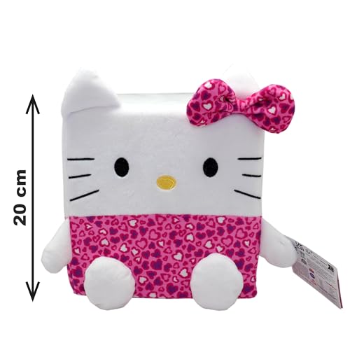 Doudou Hello Kitty Cubeez Sweet Leopard peluche de 20 cm 4