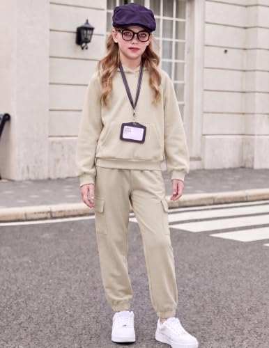 Image of Arshiner 2 Pieces Girls Outfits Fall Sweatsuits Sweatshirts and Sweatpants