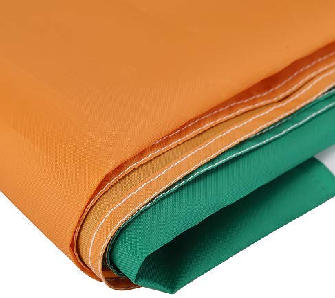 Irische Flagge 90x150 Cm – Besticktes Oxford 210D Nylon, Witterungsbeständig, Für Innen & Außen