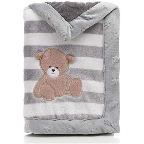 LANDOR Double Layer Flannel Baby Blanket Cover