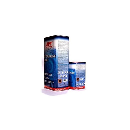 vernis 2k HS VOC durcisseur haut brillant peinture auto 5l+2,5l= 7,5L APP