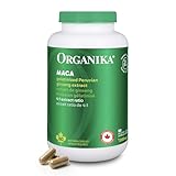 Organika Canadian-Made Maca 4:1 Strength 180 Vcaps - 3000mg | High Bioavialability Formula, Adaptogen to Help with Stress, Energy and Hormone Balance
