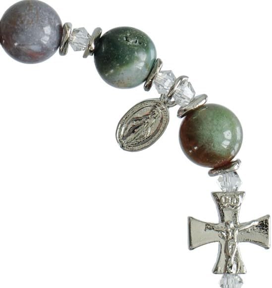 Sine Cera Rosary Bracelet Multicolor Onyx 10mm - Image 2