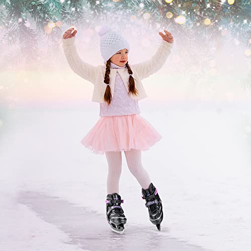 Obensky Adjustable Ice Skates - Kids Ice Skates For Girls And Boys - Soft Padding And Reinforced Ankle Support - Fun Ice Hockey Skates For Outdoor And Rink #TOP6