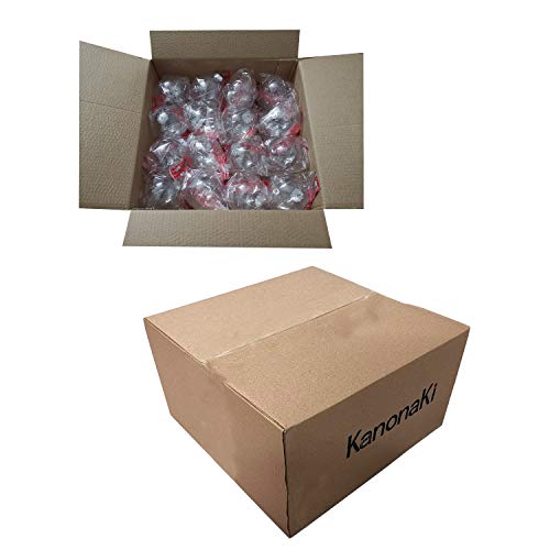 Kanonaki Case Of 12 Clear Plastic Round Ball Ornaments - The Look Of Glass Ornaments #TOP4