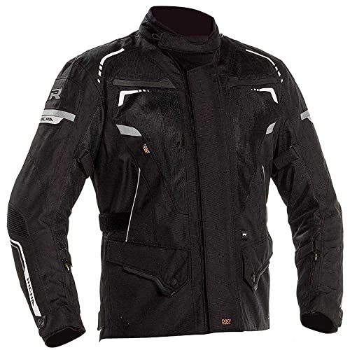 Richa Motorradjacke mit Protektoren Motorrad Jacke Infinity 2 Mesh Textiljacke schwarz 4XL, Herren, Tourer, Ganzjährig Richa Motorradjacke mit Protektoren Motorrad Jacke Infinity 2 Mesh Textiljacke schwarz 4XL, Herren, Tourer, Ganzjährig