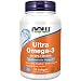 Produktbild Now Foods Ultra Omega-3 500 EPA/250 DHA Fischölkonzentrat 90 Kapseln